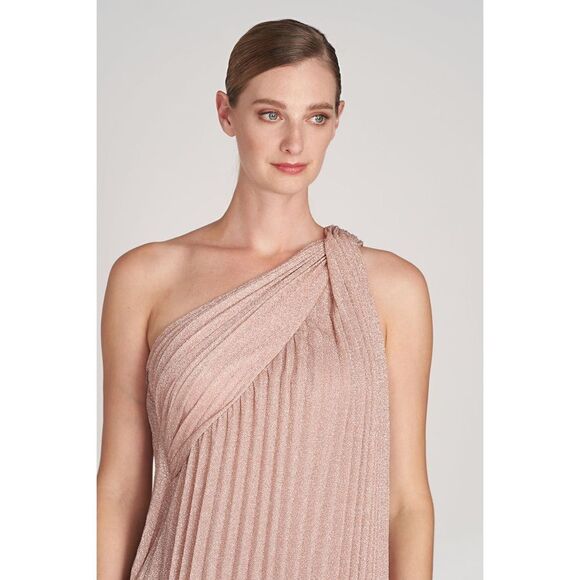 HALSTON CLARE DRESS IN SHIMMER JERSEY - Picture 4 of 10